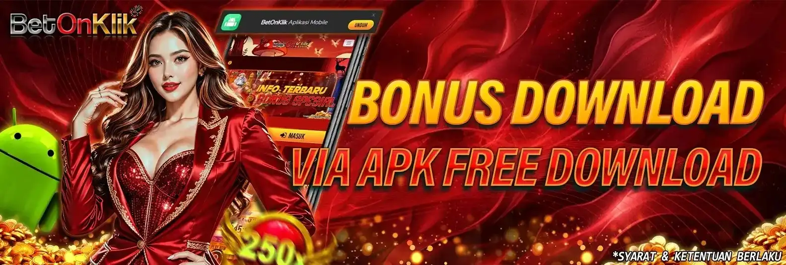 BONUS DOWNLOAD VIA APK FREE SALDO BETONKLIK